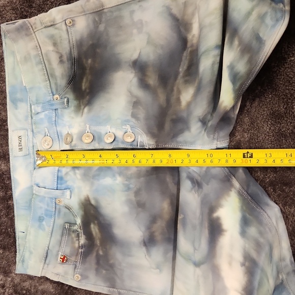 High waist, button fly tie dye Hudson skinny jeans size 29! - Picture 9 of 10